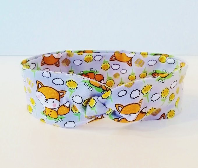 Bandeau twist "renard"