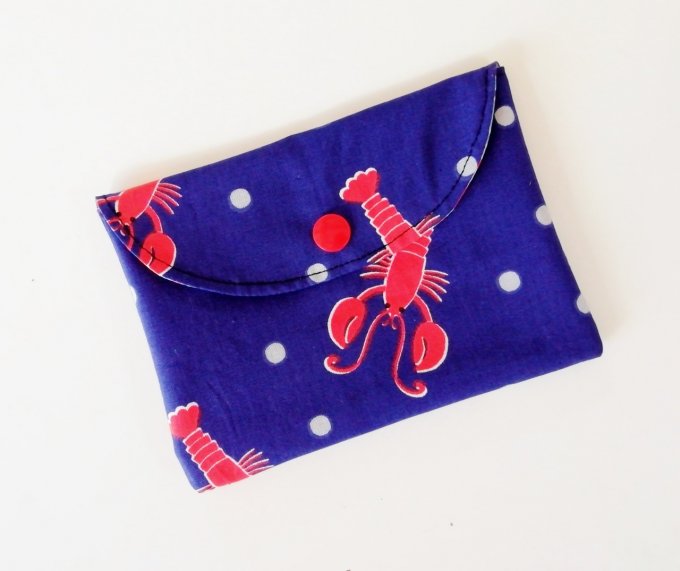 Pochette à savon homard