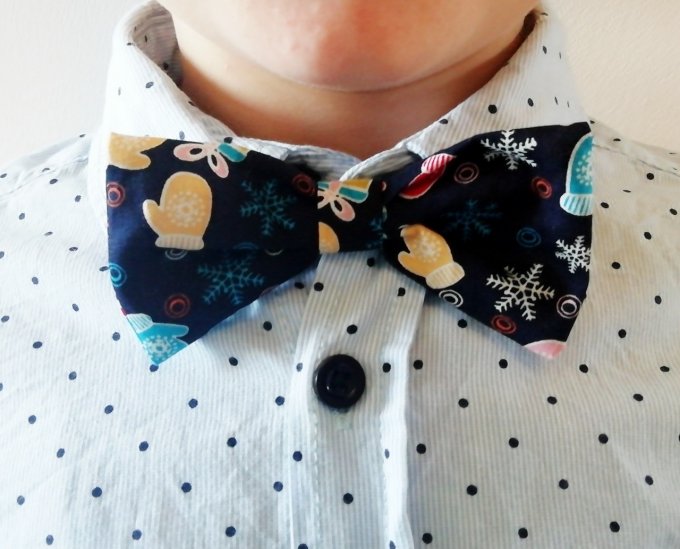 Nœud papillon "moufles"