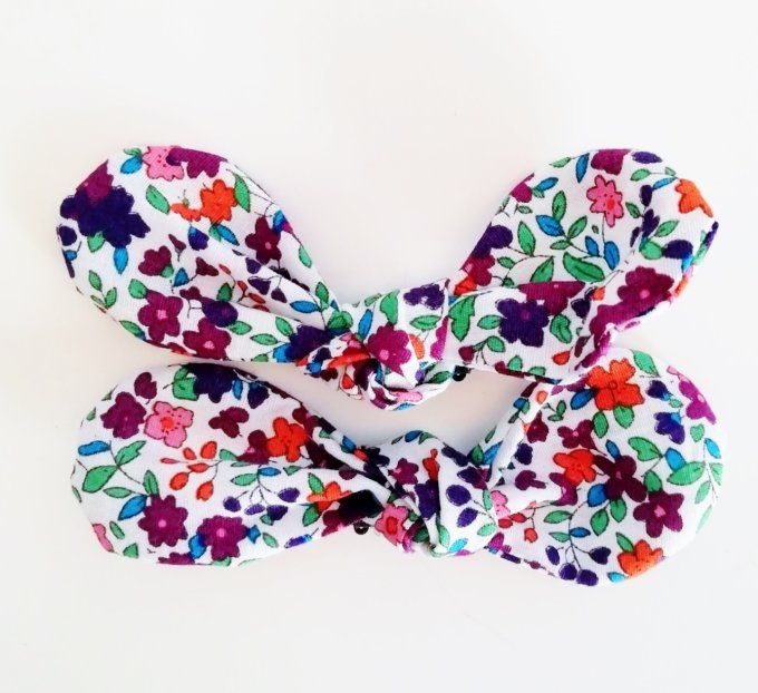 barrettes "fleurs"