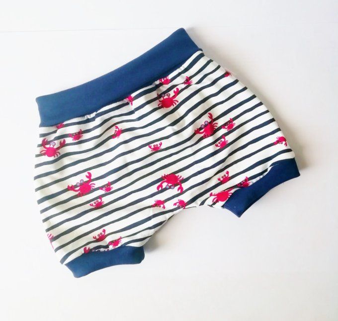 Bloomer sarouel 3/6 mois "crabes"