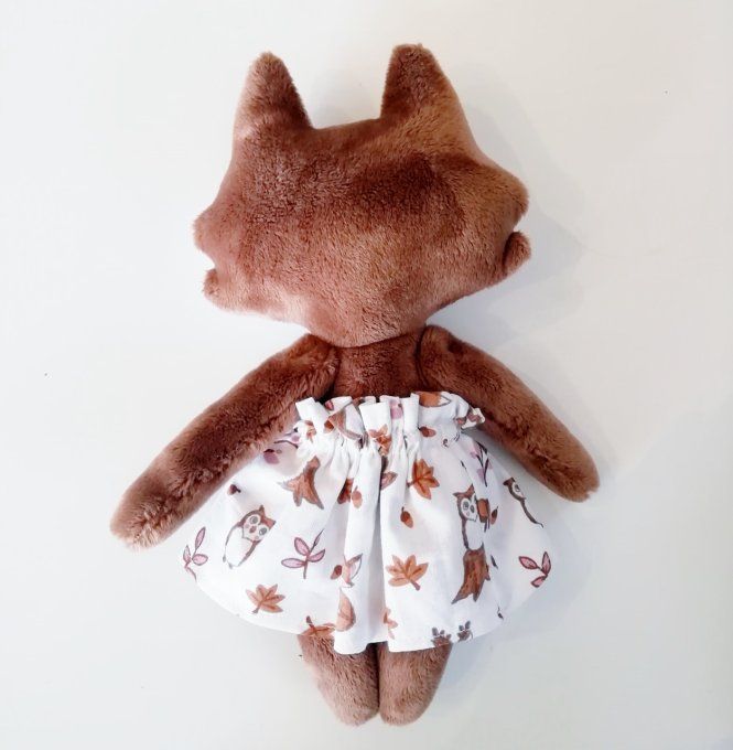 peluche doll renarde automne