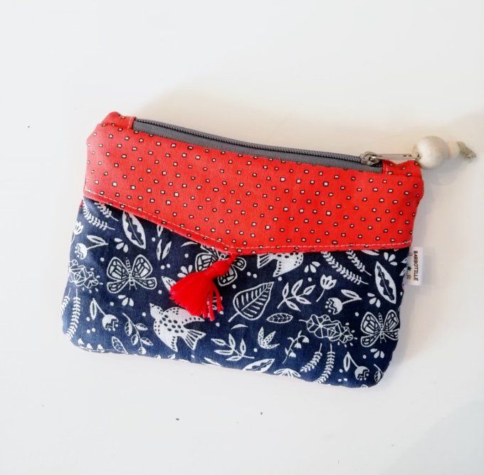 petite pochette "fleurs" 