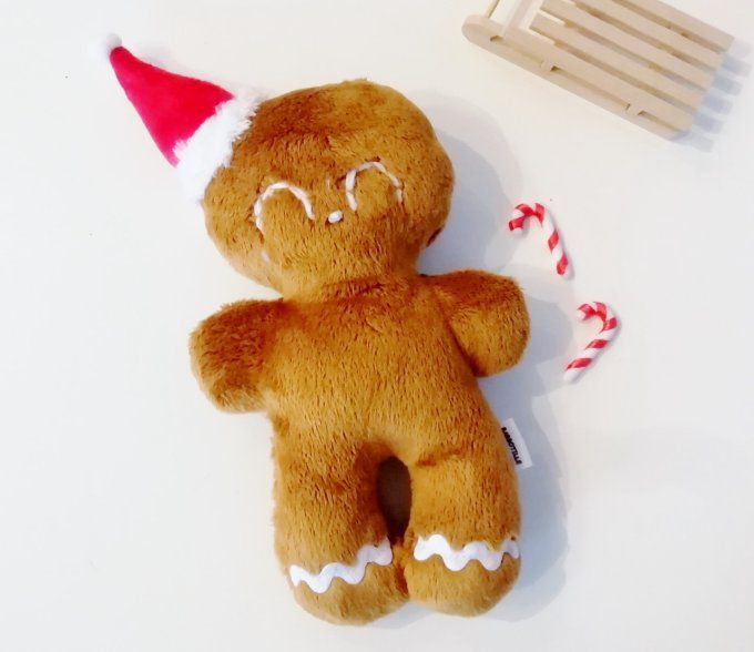 Bonhomme pain d'épice bonnet (sucre doré)