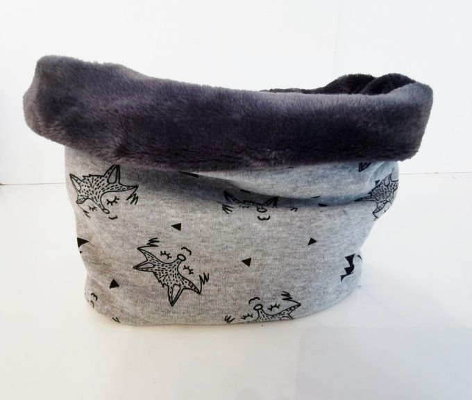 Snood renard gris