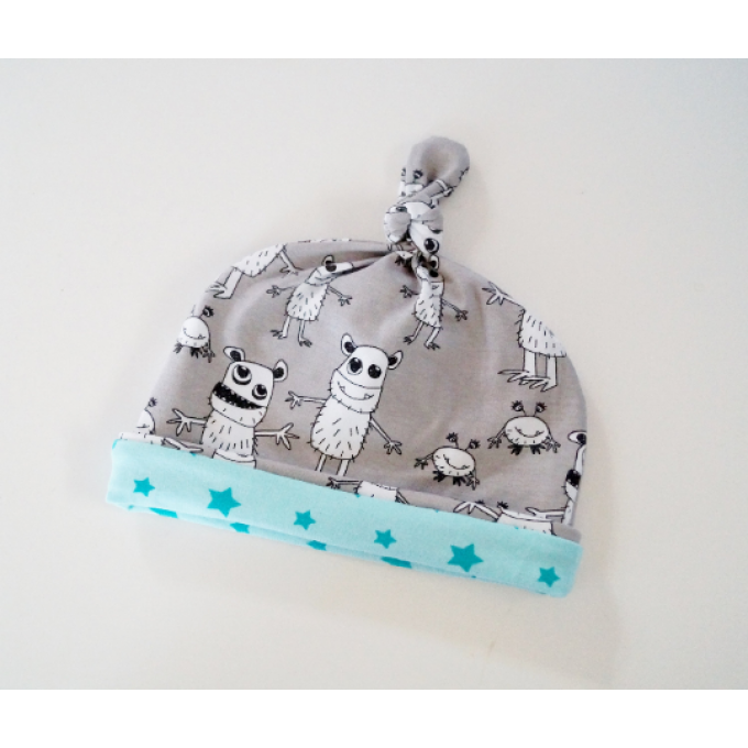 bonnet 3 mois monstres
